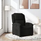 Prolenta Maison Exclusive - Relaxsessel Schwarzer Samt