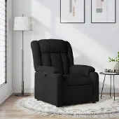 vidaXL 2025 cloris Relaxsessel Schwarzer Stoff - Fernseh- & Relaxsessel Sale6460244 1parcel