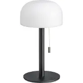 Luxus Europe - Tischlampe Bobby Schwarz - Kabellose LED-Tischlampe für den Innenbereich