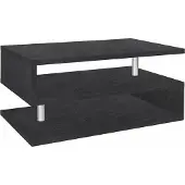 Dmora Couchtisch Goffredo 90x55x41h cm Grau Mehrzweck 2 Fächer