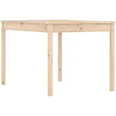 Syfax Gartentisch 121x82,5x76 cm Massivholz Kiefer
