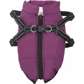 vidaXL Hundemantel Lila L24 Fleece und Polyester