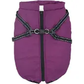 vidaXL Hundemantel Lila L52 Fleece und Polyester