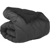 vidaXL Winterbettdecke 135 x 200 cm 450 g/m² Schwarz und Anthrazit