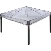 Syfax Ersatzbezug für Pavillon Transparent 300 x 300 x 26 cm PVC