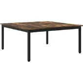 vidaXL Couchtisch Raucharbe 100 x 100 x 45 cm Holzwerkstoff
