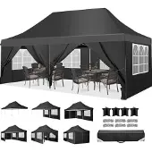 Sonstiges Faltpavillon 3x6m Wasserdicht Stabil Winterfest mit Seitenwänden Sandsack