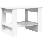 vidaXL Couchtisch Weiß 72 x 50 x 50 cm Holzwerkstoff