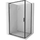 Mexen Exo Duschkabine schwenkbar 75 x 85 cm, transparent, schwarz - 8181-075-085-70-00