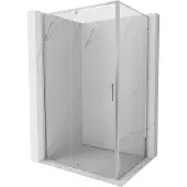 Mexen Exo Duschkabine schwenkbar 100 x 95 cm, transparent, Chrom - 819-100-095-01-00
