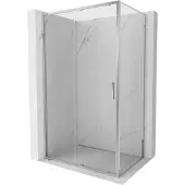 Mexen Exo Duschkabine Schiebetür 145 x 90 cm, transparent, Chrom - 8151-145-090-01-00
