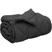 vidaXL Winterbettdecke 155 x 200 cm 450 g/m² Anthrazit