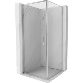 Mexen Exo Duschkabine, schwenkbar 95 x 95 cm, transparent, Chrom - 817-095-095-01-00