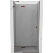 Mexen Lunar Duschdrehtür links 75 cm, transparent, Roségold - 834-075-000-60-00-L