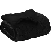 vidaXL Sommerdecke Schwarz 220 x 260 cm Mikrofaser und Teddy-Fleece
