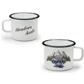 Volkswagen Original VW T1 Bulli Emaille Becher Tasse Kaffeebecher Trinkbecher Henkelbecher ...