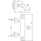 RAV kopie von Mitigeur baignoire mural thermostatique en chrome SLEZAK