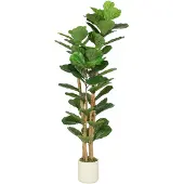 HOMCOM Kunstpflanze-50L x 50B x 150H cm-Grün | Gr.: onesize