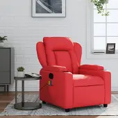 vidaXL Cloris Designermöbel Massagesessel Rot Kunstleder 2024 Neu