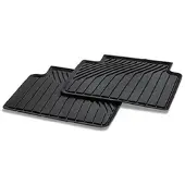 Audi Original A6 e-tron Allwetterfußmatten, für hinten, schwarz 85E061511 041