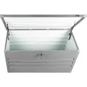 Zipper ZI-GAB132AN Aufbewahrungsbox Futterbox Gartenbox 130cm Breite 80kg grau