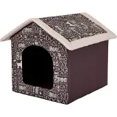 TexCorp Doggy Hundehütte Hundehöhle Hundebett Hundehaus Katzenhöhle Größe XXXL - 76x72 cm textaufdruck