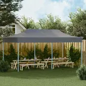 Prolenta Maison Exclusive - Pop-Up-Partyzelt Faltbar 3x6 m Anthrazit
