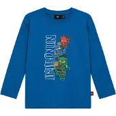 Lego Wear LEGO Ninjago Bluse - LwTaffy 622 - Blau m. Print - - 5 Jahre (110) - Blusen