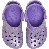 Crocs Classic Fantasy Glitter Kids Pantoffeln, Lila, 20-21