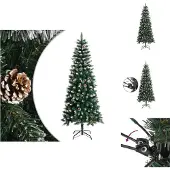vidaXL Künstlicher Weihnachtsbaum mit Ständer Grün 180 cm PVC - Weihnachtsbäume