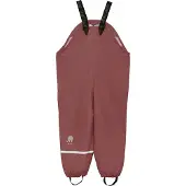 CeLaVi Regenhose m. Träger - Recycelt PU - Rose Brown - - 70 - Regenhosen
