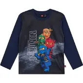Lego Wear LEGO Ninjago Bluse - LwTaffy 620 - Navy m. Print - - 9 Jahre (134) - Blusen