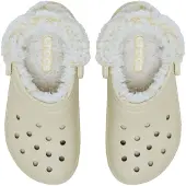 Crocs Sandalen Mit Futter - Classic+ Gefütterter Clog - Knochen - - 43/44 - Sandalen