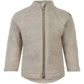 Mikk-Line Wollfilz-Jacke Baby, Melange Offwhite, 98