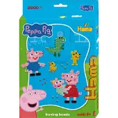 Hama Midi Perlen - Peppa Wutz + Kleine Schwester Evie - 2000 st. - - One Size - Perlen
