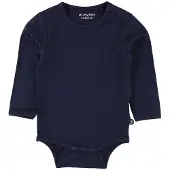 Minymo Body l/ä - Bambus - Navy - - 2 Jahre (92) - Body L/Ä