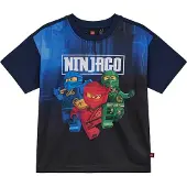 Lego Wear LEGO Ninjago T-Shirt - LwTaffy 623 - Blau m. Print - - 10 Jahre (140) - T-Shirts