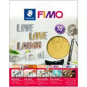 Staedtler FIMO-Metallplatten - Gold - 10 Blatt - - One Size - Kreatives Spielset