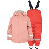 Didriksons - Kid's Slaskeman Set 4 - Regenset Gr 120 rosa
