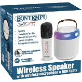 Bontempi Mini Lautsprecher m. Mikrofon/Licht – kabellos - - One Size - Lautsprecher
