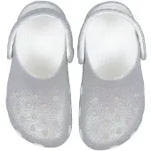 Crocs Sandale Classic Iridescent Glitter Kleinkinder White-Schuhgröße 34 - 35
