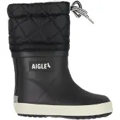 Aigle Gummistiefel Kids Giboulee 2 Noir/Blanc-Schuhgröße 24