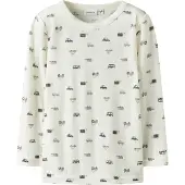 Name it Bluse - Wolle - Rib - Noos - NmmWang - Snow White/Small - - 6 Jahre (116) - Blusen