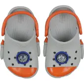 Crocs Sandale Classic Rocket Ship Clog Kleinkinder Mirage-Schuhgröße 22 - 23