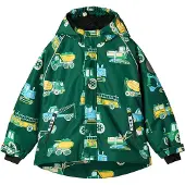 Smafolk Winterjacke - Evergreen m. Fahrzeug - - 3-4 Jahre (98-104) - Winterjacken