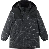 Reima Winterjacke - Hohde - Schwarz m. Reflektierend - - 8 Jahre (128) - Winterjacken