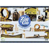 Djeco Kugelbahn - 45 Teile - Zig & Go - Holz - - One Size - Kugelbahn