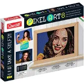 Quercetti PixelArt 8 - Machen Sie ein Selfie - 9600 Teile - 0077 - - One Size - Kreatives Spielset