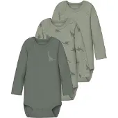 Name it Body l/ä - Noos - NbmBody - 3er-Pack - Agave Green - - 50 - Body L/Ä
