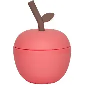 OYOY Apple Trinkhalmbecher, Cherry Red